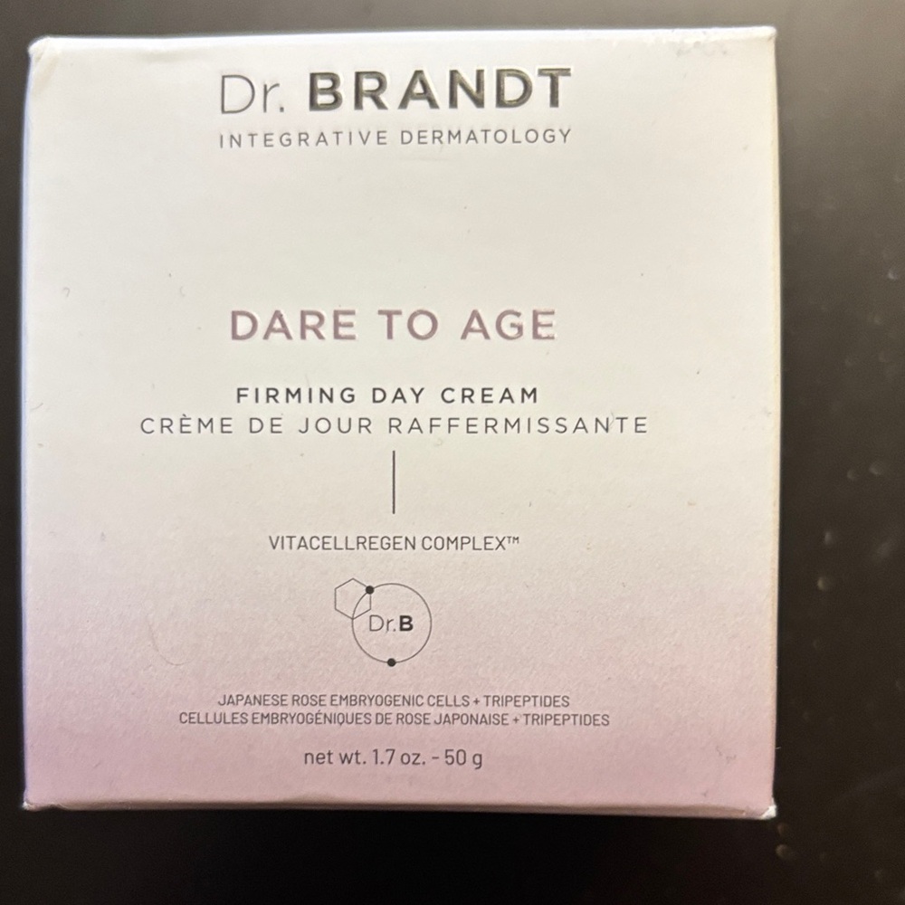 Dr. Brandt Dare to Age Firming Day Cream - White and Pink (Sealed and NEW)